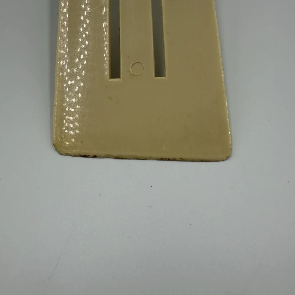 Vintage King Kraf Slotted Spatula Yellow Plastic USA Kitchen Utensil Flipper‎